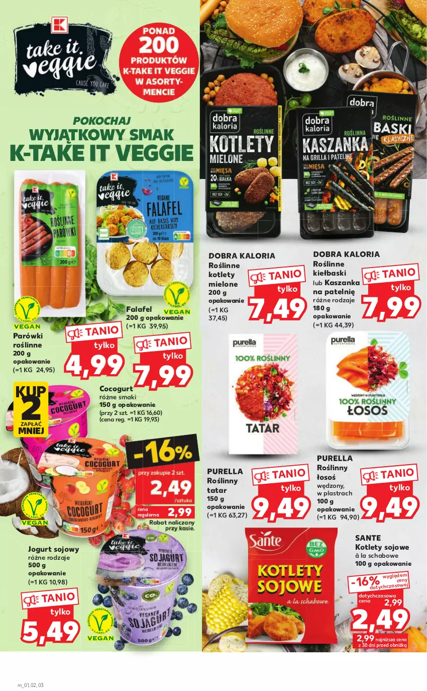 Gazetka promocyjna Kaufland - Oferta ważna od 26.01.2023 do 08.02.2023 lub do wyczerpania zapasów. - ważna 26.01 do 08.02.2023 - strona 2 - produkty: Fa, Jogurt, Kasza, Kaszanka, Koc, Kotlet, Parówki, Pur, Roślinne kiełbaski, Sante