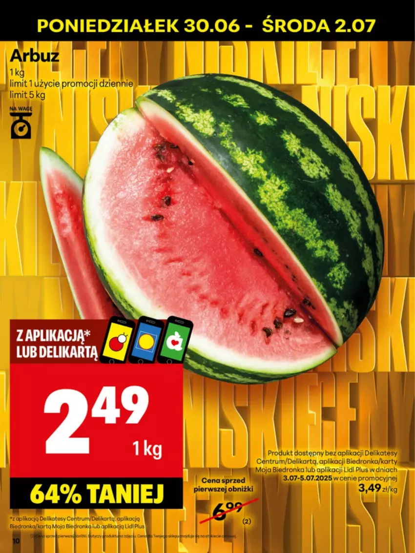 Gazetka promocyjna Delikatesy Centrum - Franczyza DC27 Poniedziałek - ważna 30.06 do 06.07.2025 - strona 10
