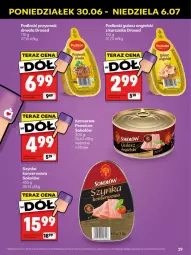 Gazetka promocyjna Delikatesy Centrum - Franczyza DC27 Poniedziałek - Gazetka - ważna od 06.07 do 06.07.2025 - strona 29 - produkty: Sok, Ser, Rum, Sokołów, Tera, Podlaski