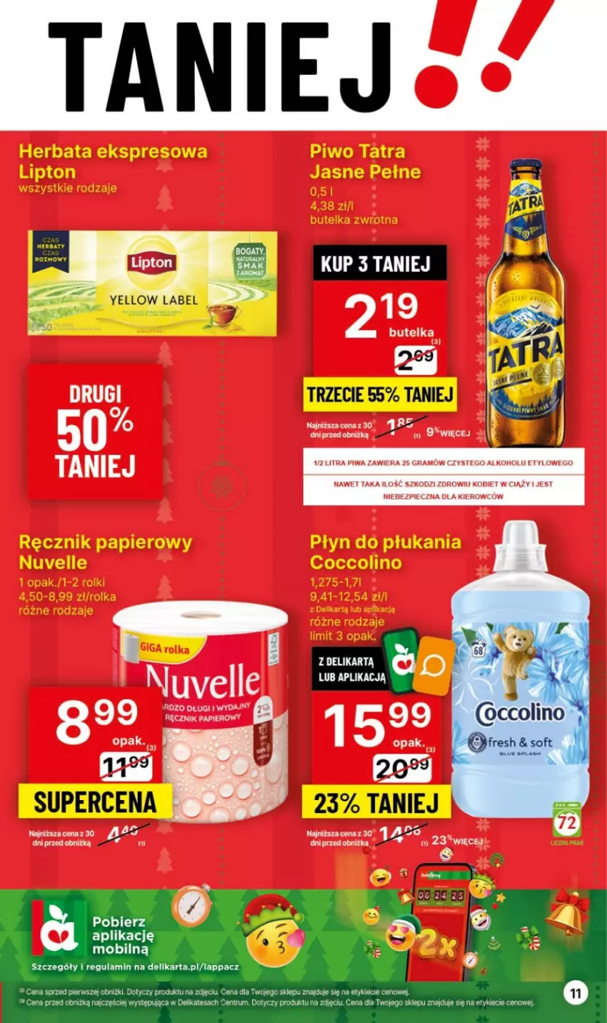 Gazetka promocyjna Delikatesy Centrum - Gazetka DC45 czw-sr - ważna 16.11 do 22.11.2023 - strona 11 - produkty: Gra, Papier, Piec, Piwa, Ręcznik