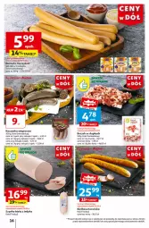 Gazetka promocyjna Auchan - Gazetka CENY W DÓŁ Hipermarket Auchan - Gazetka - ważna od 19.06 do 19.06.2024 - strona 18 - produkty: Parówki, Szynka, Tarczyński, Boczek, Kaszanka, Szynka biała, Kasza, Kiełbasa