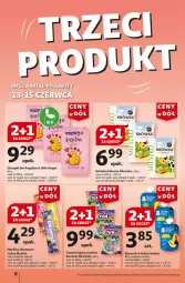 Gazetka promocyjna Auchan - Gazetka CENY W DÓŁ Hipermarket Auchan - Gazetka - ważna od 19.06 do 19.06.2024 - strona 8 - produkty: Krówki mleczne, Ser, Gerber, Booster, Chrupki, Serek, Deser, Guma rozpuszczalna