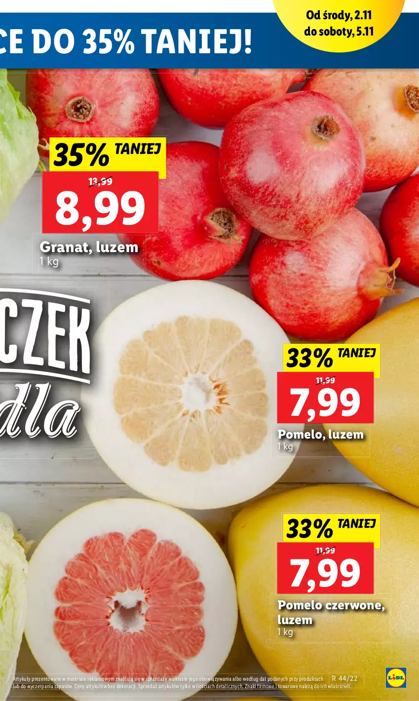 Gazetka promocyjna Lidl - GAZETKA - ważna 02.11 do 05.11.2022 - strona 21 - produkty: Gra, Granat, Pomelo