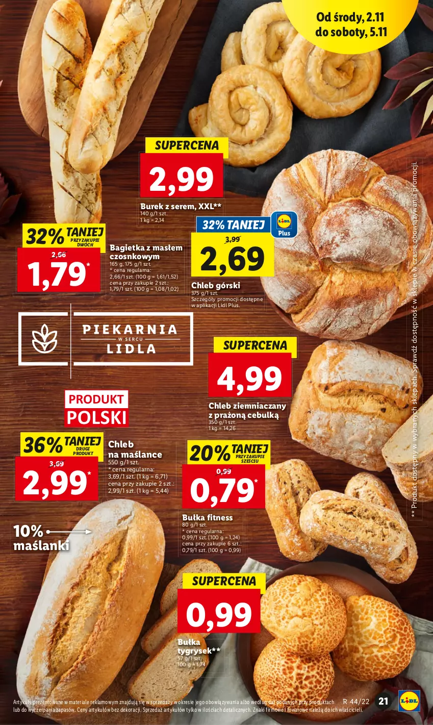 Gazetka promocyjna Lidl - GAZETKA - ważna 02.11 do 05.11.2022 - strona 23 - produkty: Chleb, Gry, Lanki, Ser