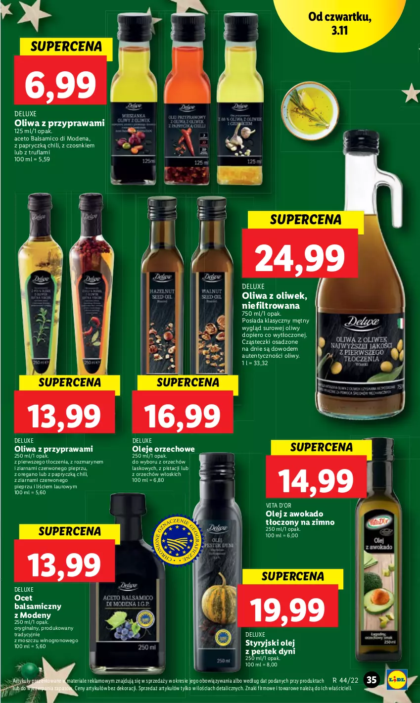 Gazetka promocyjna Lidl - GAZETKA - ważna 02.11 do 05.11.2022 - strona 37 - produkty: Gin, Laur, Ocet, Ocet balsamiczny, Olej, Oliwa z oliwek, Pieprz, Stek, Wino