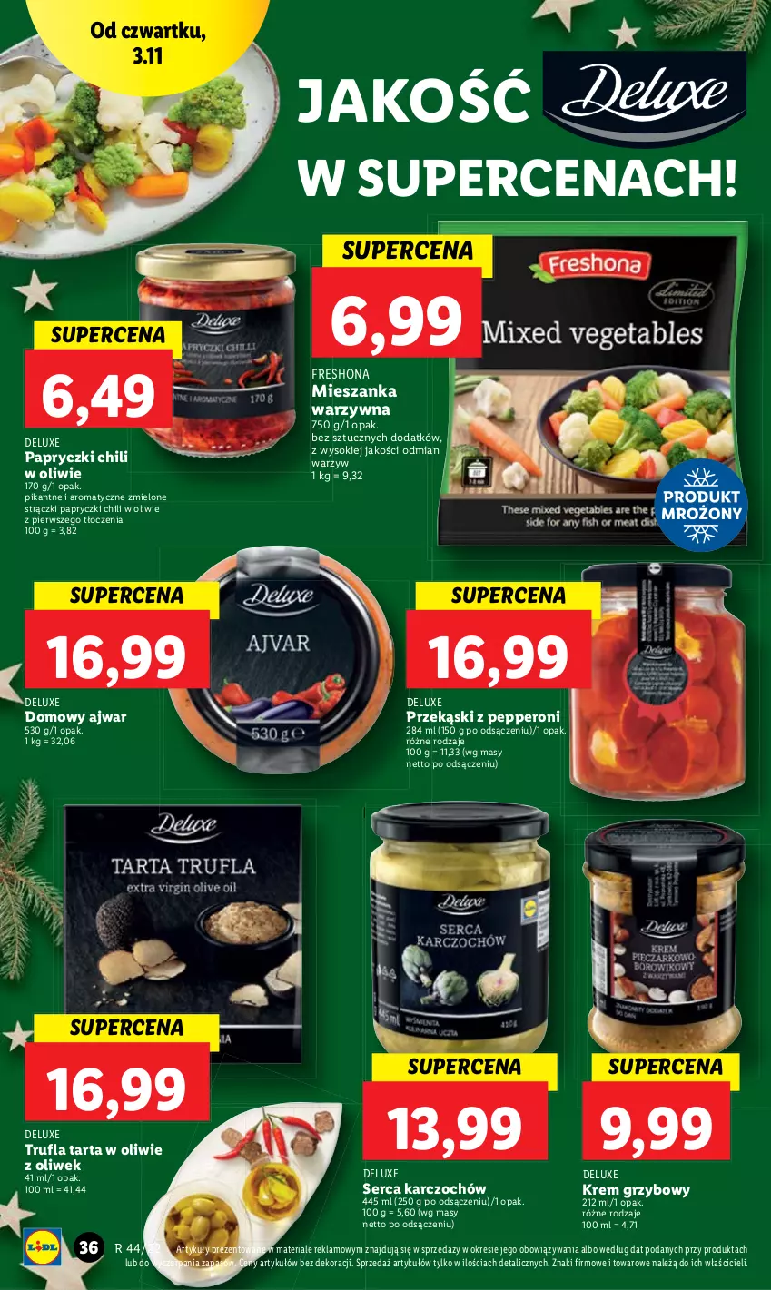 Gazetka promocyjna Lidl - GAZETKA - ważna 02.11 do 05.11.2022 - strona 38 - produkty: Mieszanka warzyw, Ser, Sok, Tarta