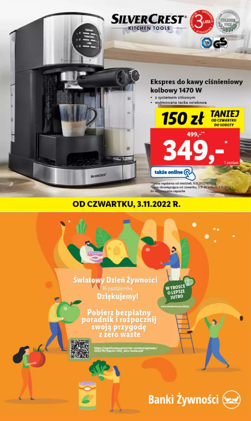 Gazetka promocyjna Lidl - GAZETKA - ważna 02.11 do 05.11.2022 - strona 70 - produkty: Kawa, Silvercrest, Sitko