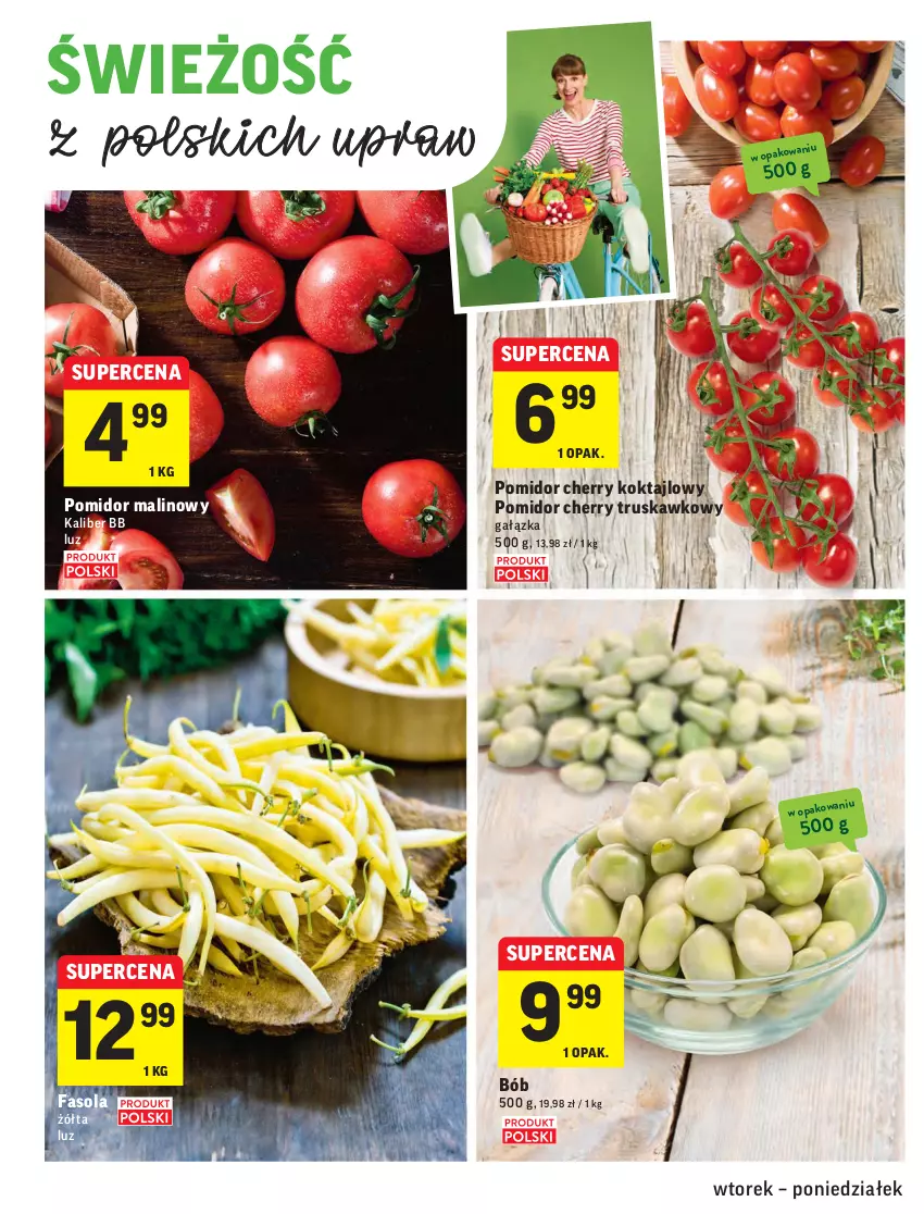 Gazetka promocyjna Intermarche - Gazetka promocyjna - ważna 13.07 do 19.07.2021 - strona 14 - produkty: Fa, Fasola, Pomidor malinowy