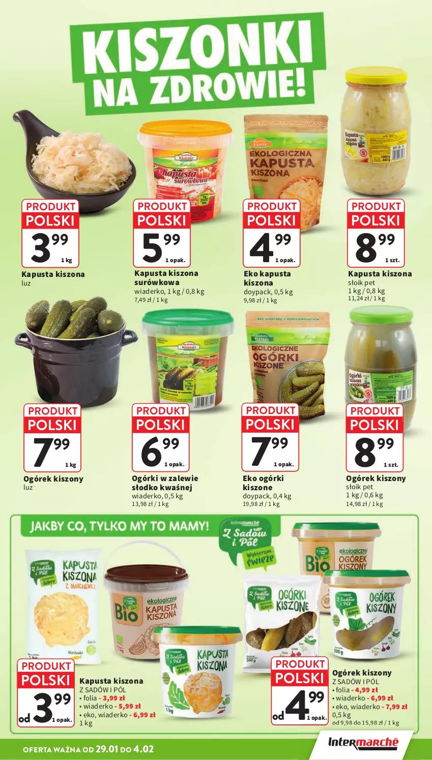 Gazetka promocyjna Intermarche - Gazetka Intermarche - ważna 29.01 do 04.02.2026 - strona 13 - produkty: Ogórek