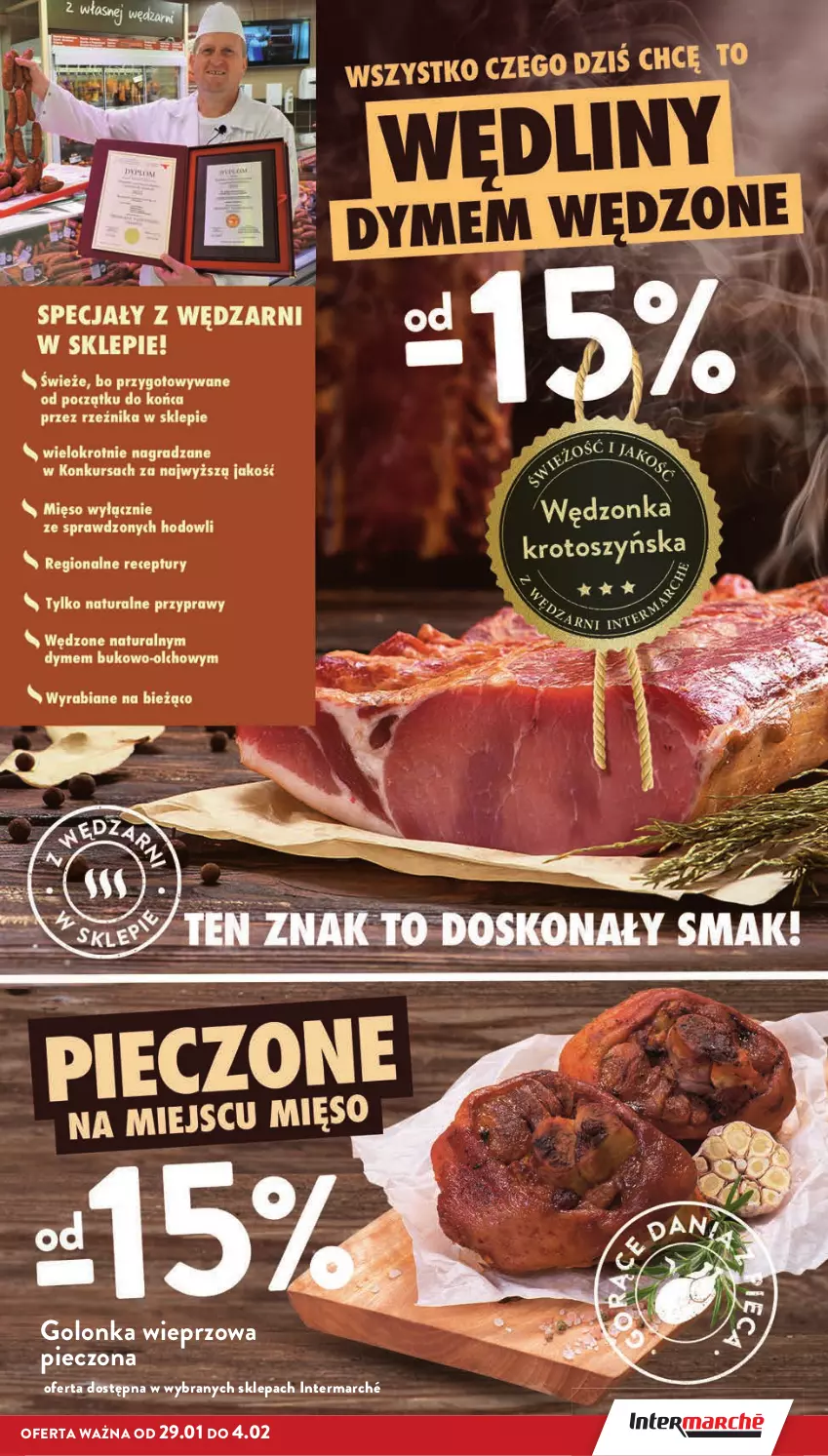 Gazetka promocyjna Intermarche - Gazetka Intermarche - ważna 29.01 do 04.02.2026 - strona 15 - produkty: Golonka wieprzowa, Piec