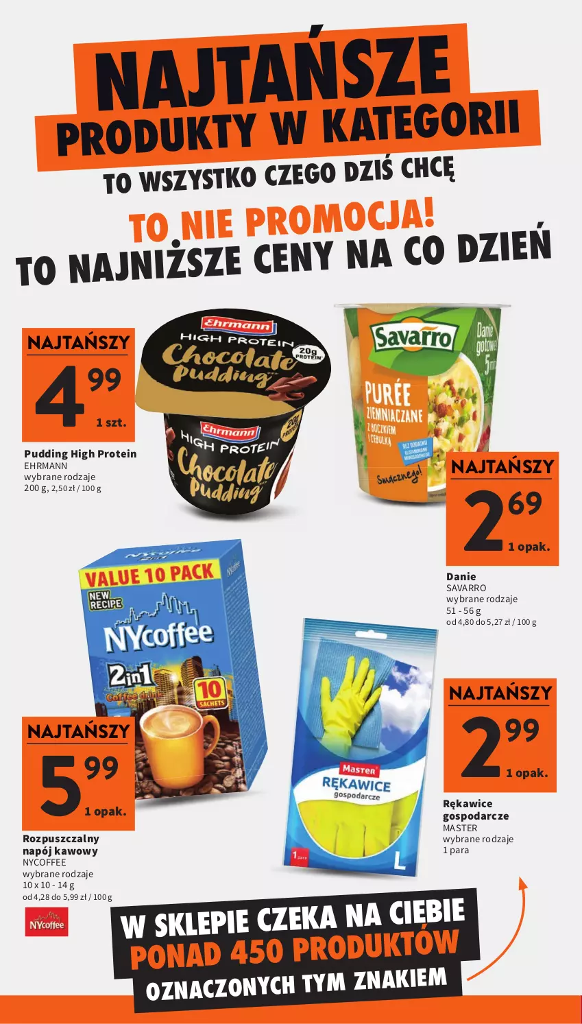 Gazetka promocyjna Intermarche - Gazetka Intermarche - ważna 29.01 do 04.02.2026 - strona 18 - produkty: Napój, Pudding, Rękawice, Savarro