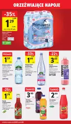 Gazetka promocyjna Intermarche - Gazetka Intermarche - Gazetka - ważna od 04.02 do 04.02.2026 - strona 34 - produkty: Sok, Primavera, LANA, Oranżada, Hellena, Prima, Tymbark, Napój niegazowany, Woda, Napój, Nektar, Hortex