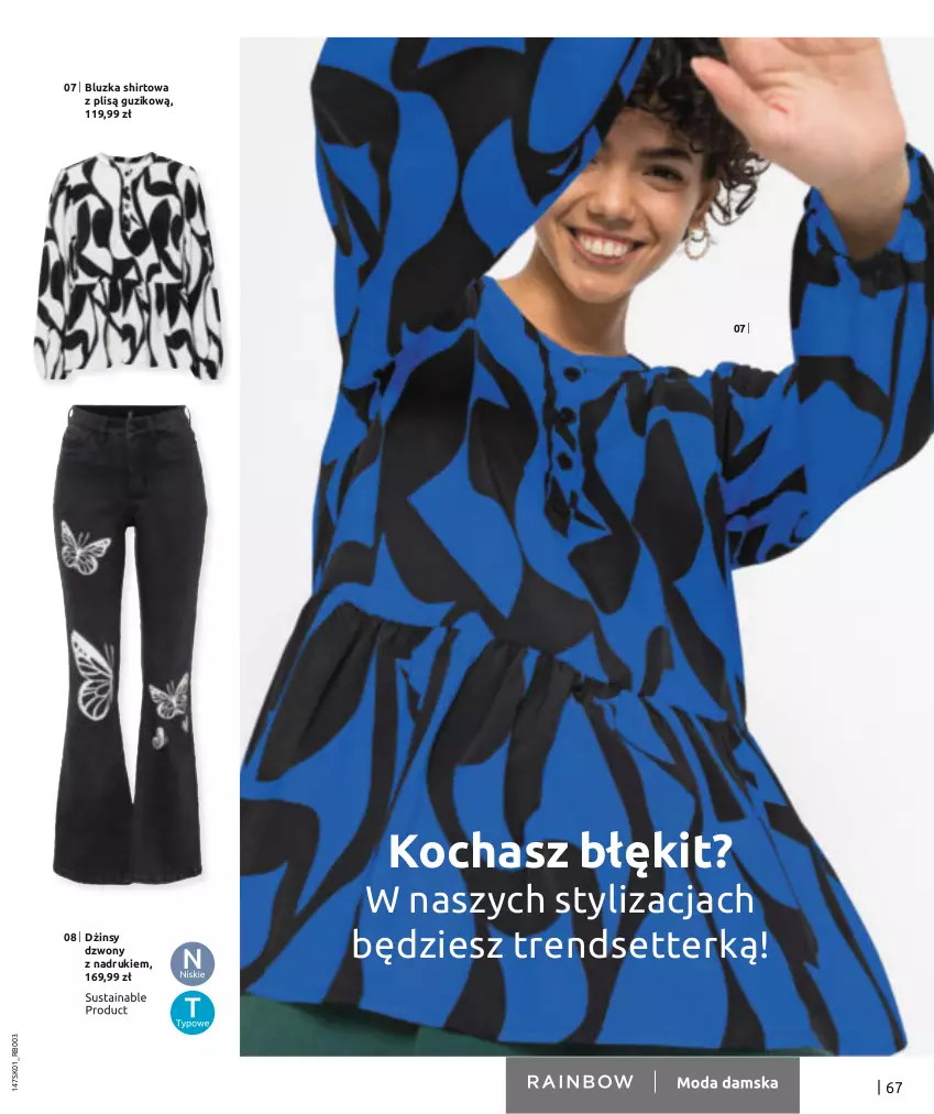 Gazetka promocyjna Bonprix - Total Look - ważna 18.01 do 18.07.2023 - strona 69 - produkty: Dżinsy, Koc, Sukienka