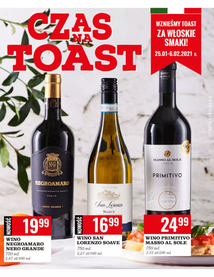 Gazetka promocyjna Biedronka - Czas na Toast - ważna 25.01 do 06.02.2021 - strona 1