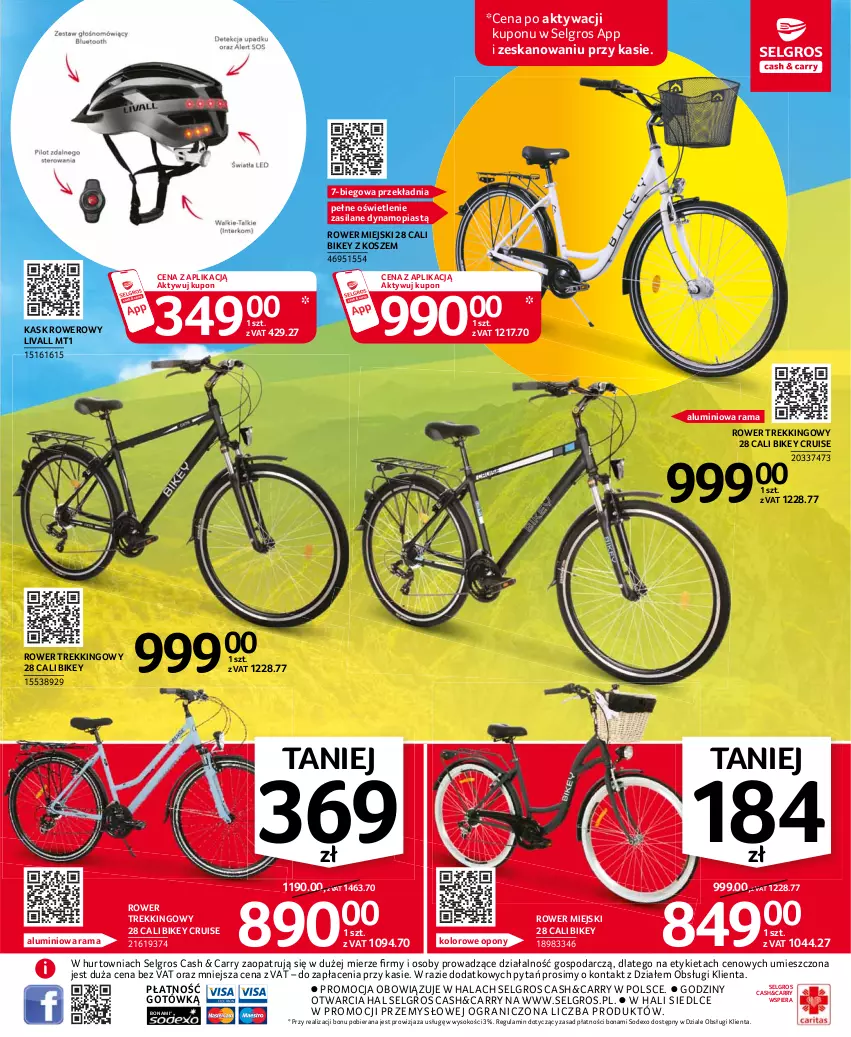 Gazetka promocyjna Selgros - Oferta przemysłowa - ważna 24.06 do 07.07.2021 - strona 3 - produkty: Gra, Kask, Kosz, LG, Mop, Opony, Piast, Rama, Rower, Silan, Sok