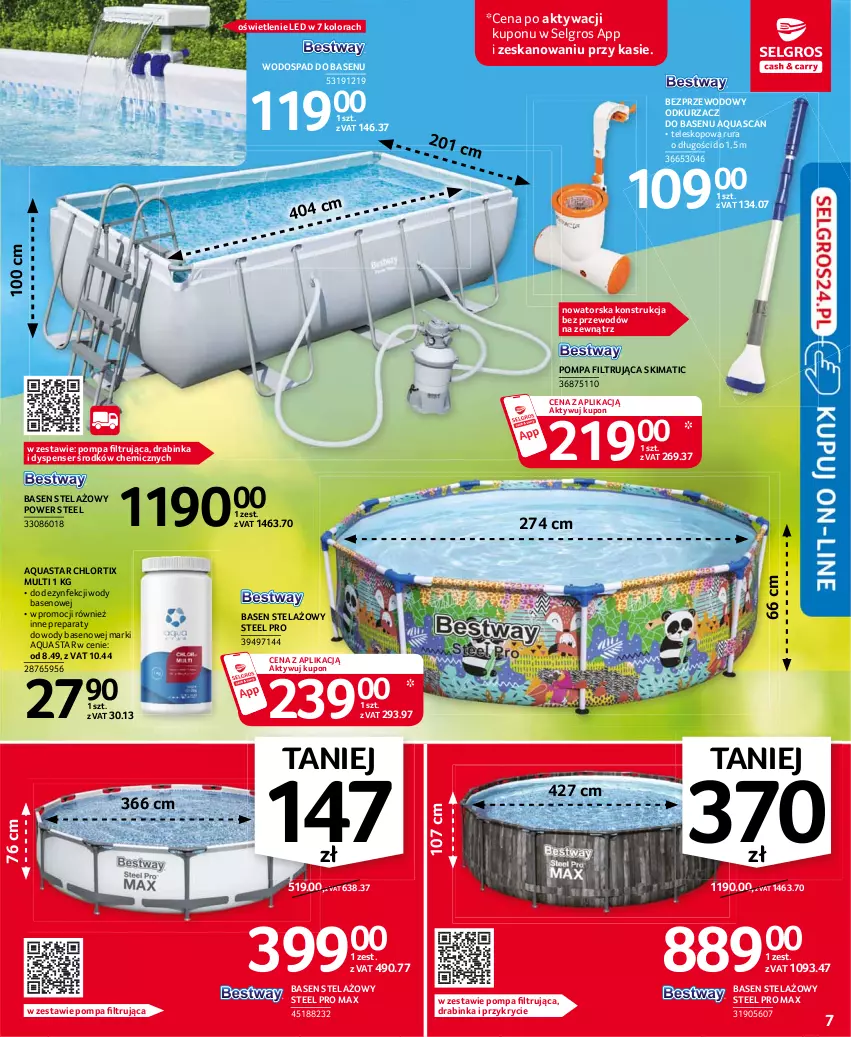 Gazetka promocyjna Selgros - Oferta przemysłowa - ważna 24.06 do 07.07.2021 - strona 7 - produkty: Inka, LG, Odkurzacz, Rura, Ser, Teleskop