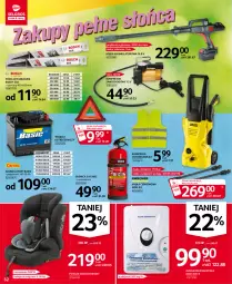 Gazetka promocyjna Selgros - Oferta przemysłowa - Gazetka - ważna od 07.07 do 07.07.2021 - strona 32 - produkty: Gaśnica, Fotelik samochodowy, Wieszak, Kamizelka, Fotelik, Bosch, Fotel, Kompresor, Trójkąt ostrzegawczy, Myjka ciśnieniowa, Akumulator, K2