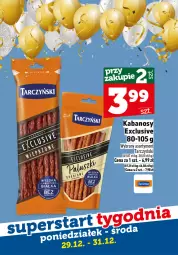 Gazetka promocyjna Topaz - Gazetka - Gazetka - ważna od 31.12 do 31.12.2025 - strona 5 - produkty: Tarczyński, Kabanos