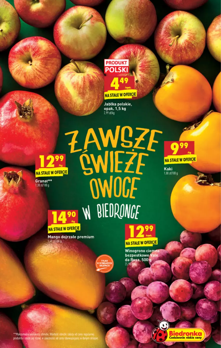 Gazetka promocyjna Biedronka - ważna 18.10 do 23.10.2021 - strona 15 - produkty: Gra, Granat, Jabłka, Mango, Nokia, Wino