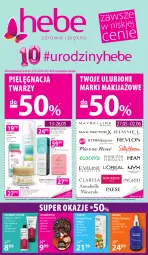 Gazetka promocyjna Hebe - Gazetka - Gazetka - ważna od 02.06 do 02.06.2021 - strona 1 - produkty: Makijaż, Pur, Eveline, Miya Cosmetics, Booster, Tołpa, Szampon, Peeling, Krem bb, Krem pod oczy, Bandi, Odżywka, Dermofuture, Fa