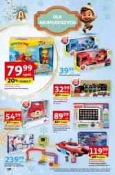 Gazetka promocyjna Auchan - Katalog Moc prezentów Hipermarket Auchan - Gazetka - ważna od 15.12 do 15.12.2024 - strona 20 - produkty: Top, Rum, Por, Samochód, Tablet, Pojazd, Tera, Tran, Pizza, Sport, Psi Patrol, Fisher-Price