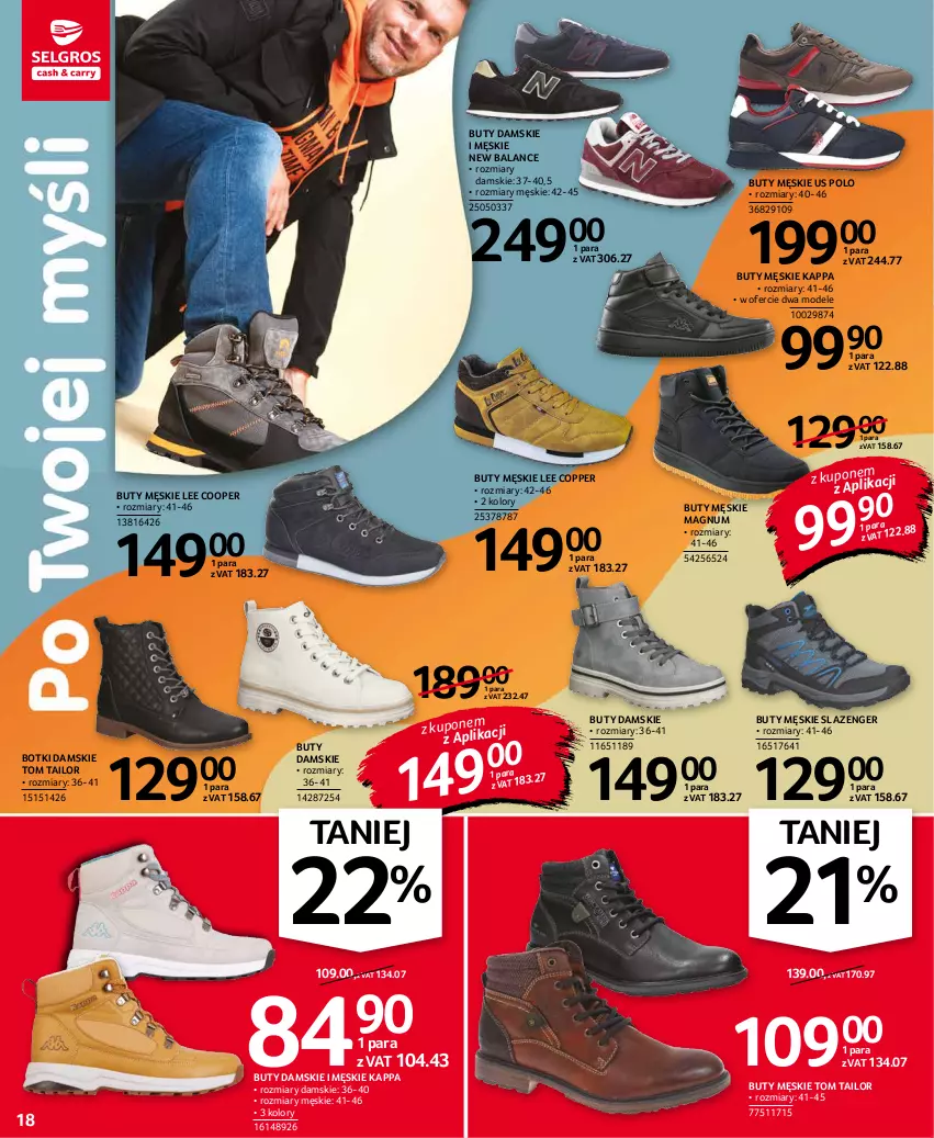 Gazetka promocyjna Selgros - Oferta przemysłowa - ważna 28.10 do 09.11.2021 - strona 18 - produkty: Botki, Buty, Tom Tailor