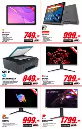 Gazetka promocyjna Media Markt - Gazetka Media Markt - Gazetka - ważna od 15.02 do 15.02.2022 - strona 6 - produkty: Gra, Tablet, Skaner, Huawei, Urządzenie wielofunkcyjne, Procesor, Drukarka, Monitor