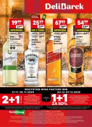 Gazetka promocyjna Delikatesy Centrum - Delibarek DC48-DC49 - Gazetka - ważna od 10.12 do 10.12.2025 - strona 1 - produkty: Ser, Rum, Gra, Dron, Wódka, Woda, Wino, Carlo Rossi, Grant's, Fa