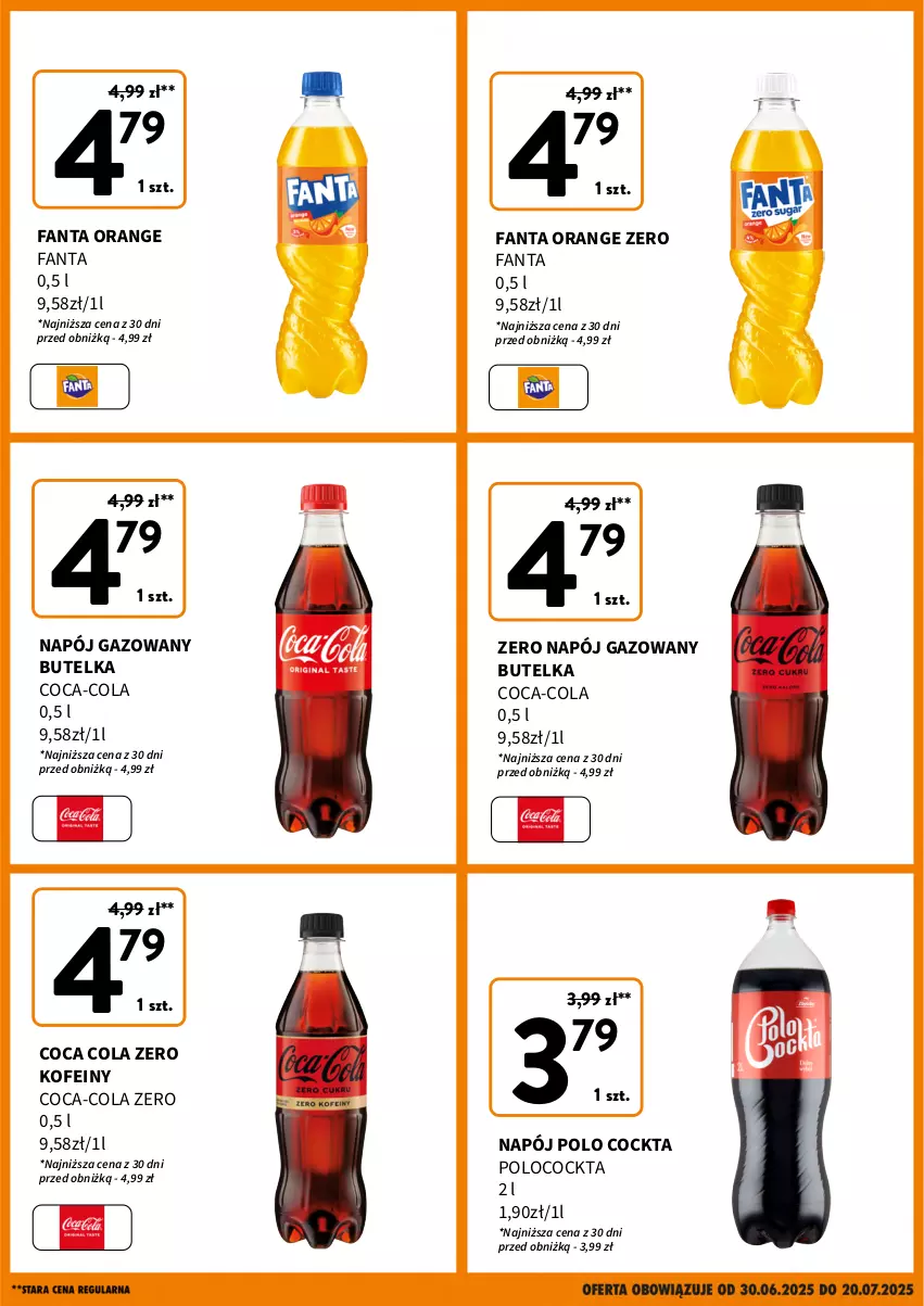 Gazetka promocyjna Intermarche - Gazetka Intermarche - ważna 30.06 do 20.07.2025 - strona 2 - produkty: Coca-Cola, Fa, Fanta, Napój, Napój gazowany