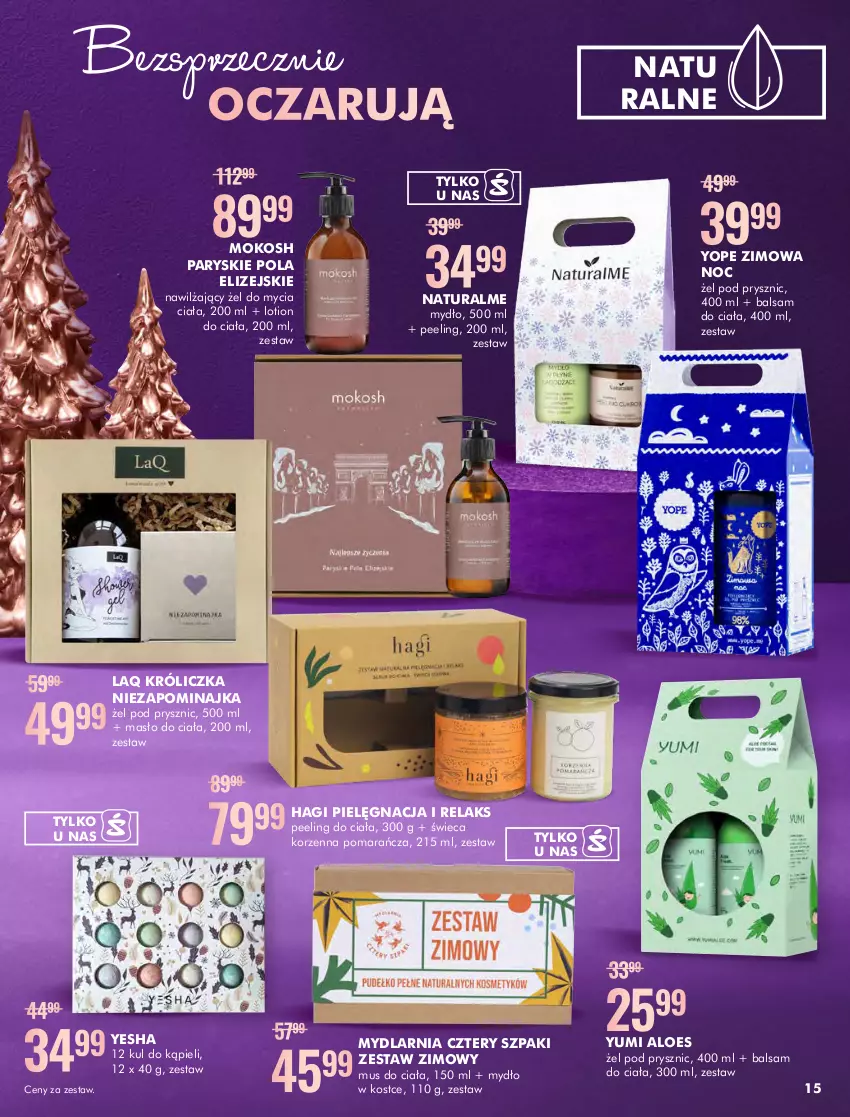 Gazetka promocyjna Super Pharm - Gazetka - ważna 12.11 do 30.11.2022 - strona 15 - produkty: Balsam do ciała, Masło, Masło do ciała, Mus, Mydło, Peeling, Yope