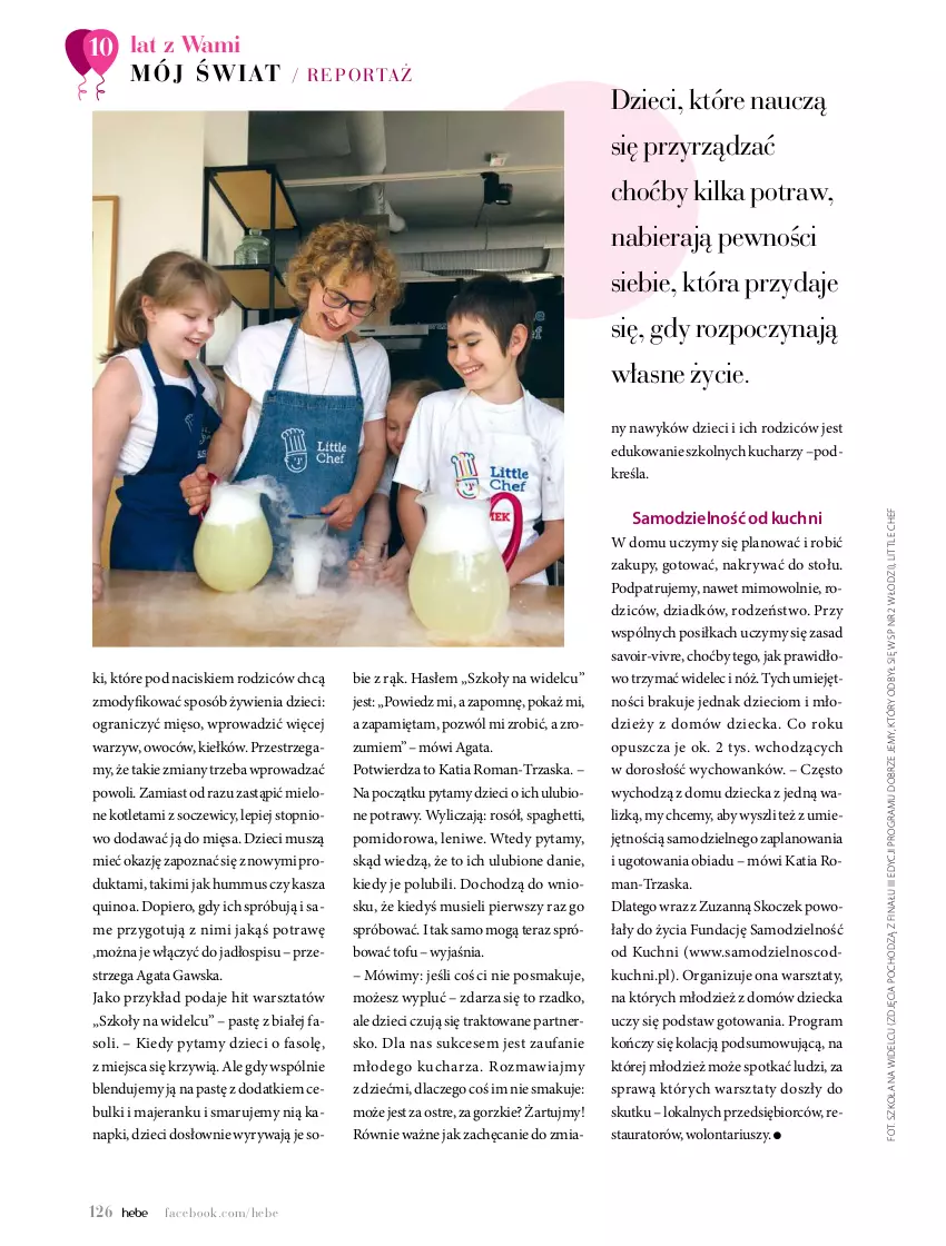 Gazetka promocyjna Hebe - Magazyn - ważna 01.05 do 30.06.2021 - strona 126 - produkty: Dzieci, Fa, Gra, Hummus, Kasza, Koc, Kotlet, Mięso, Mięta, Mus, Quinoa, Rosół, Spaghetti, Tera, Tofu, Top, Widelec