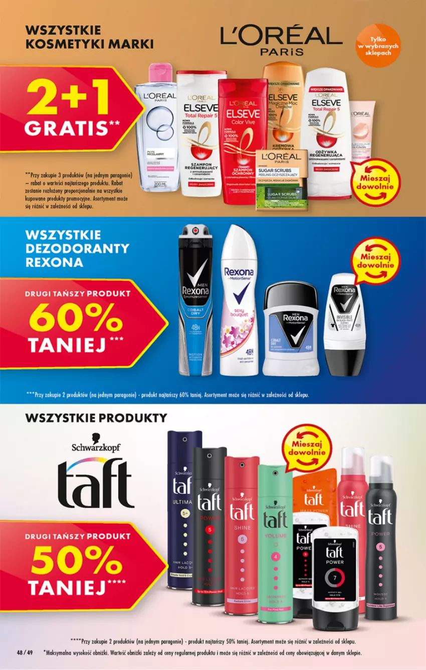 Gazetka promocyjna Biedronka - Gazetka - Biedronka.pl - ważna 12.12 do 17.12.2022 - strona 48 - produkty: Dezodorant, Fa, Por, Rexona, Schwarzkopf, Sok