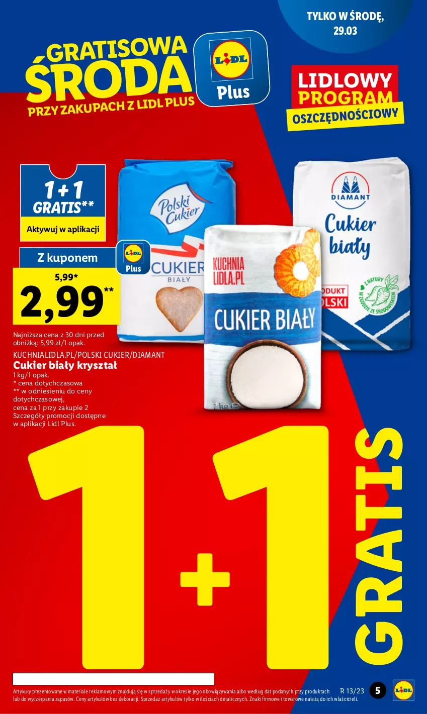 Gazetka promocyjna Lidl - GAZETKA - ważna 27.03 do 29.03.2023 - strona 5 - produkty: Cukier, Diamant, Gra, Kuchnia