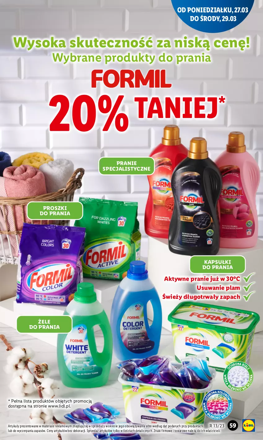 Gazetka promocyjna Lidl - GAZETKA - ważna 27.03 do 29.03.2023 - strona 65 - produkty: Kapsułki do prania, Sok