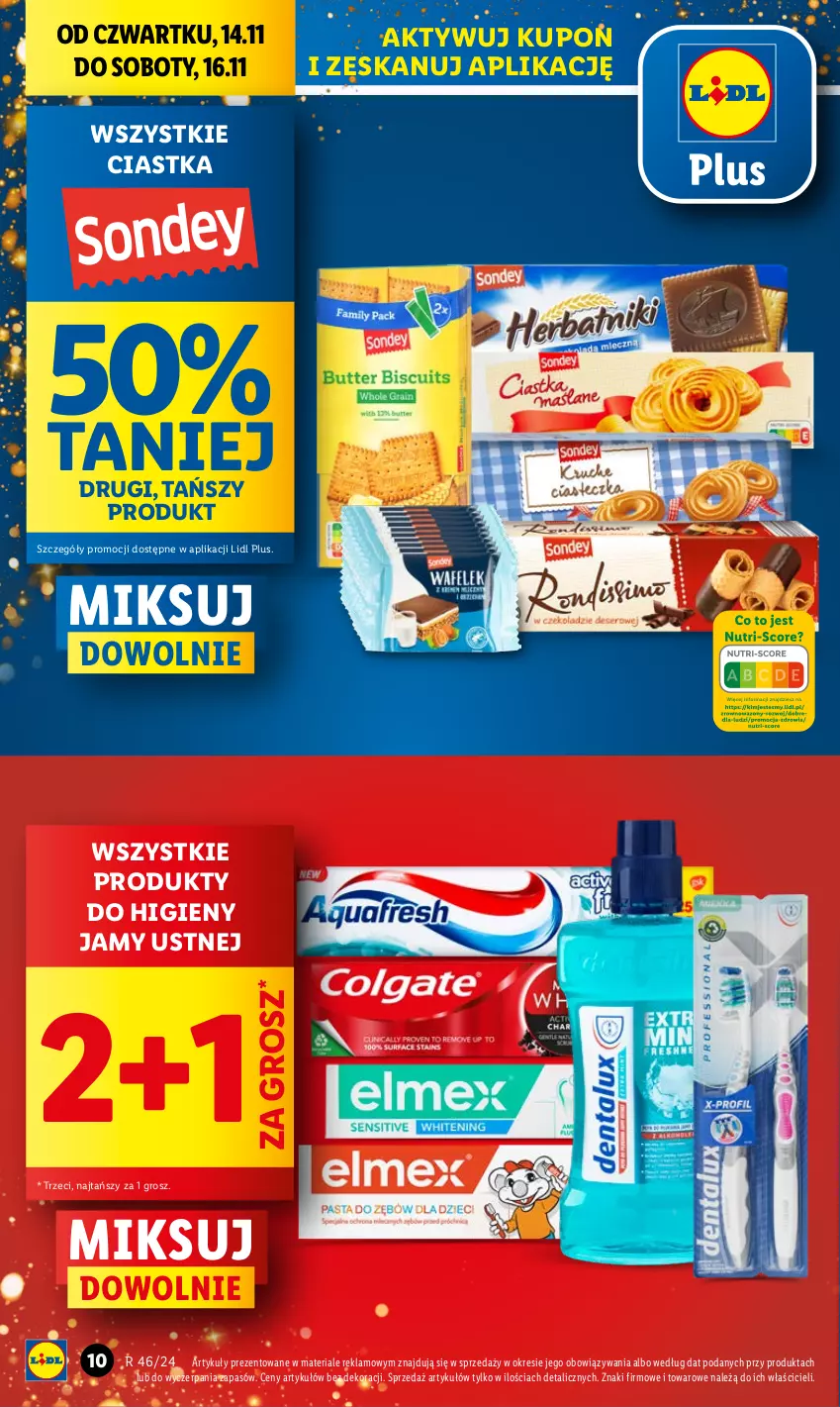 Gazetka promocyjna Lidl - GAZETKA - ważna 14.11 do 16.11.2024 - strona 10 - produkty: Ciastka