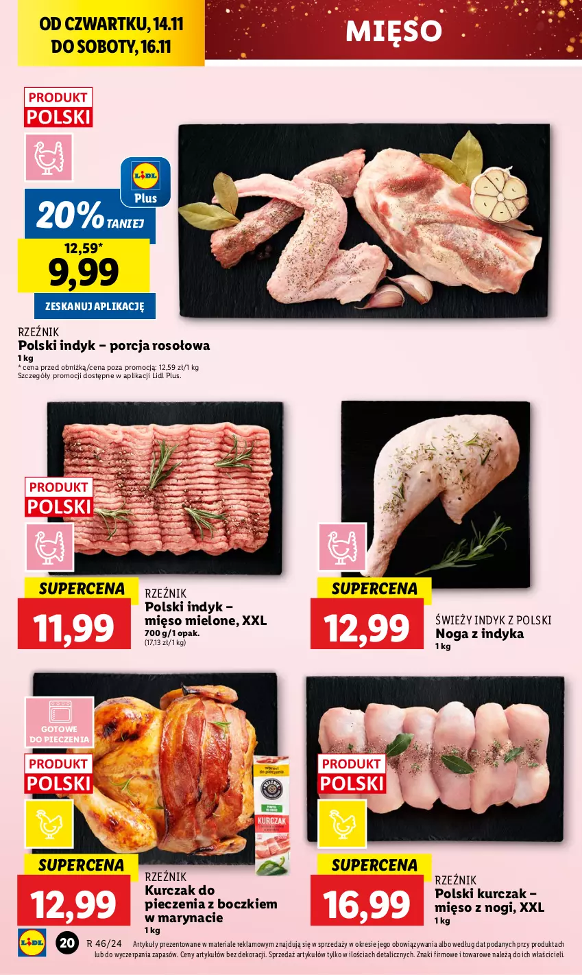 Gazetka promocyjna Lidl - GAZETKA - ważna 14.11 do 16.11.2024 - strona 22 - produkty: Kurczak, Mięso, Mięso mielone, Piec, Por