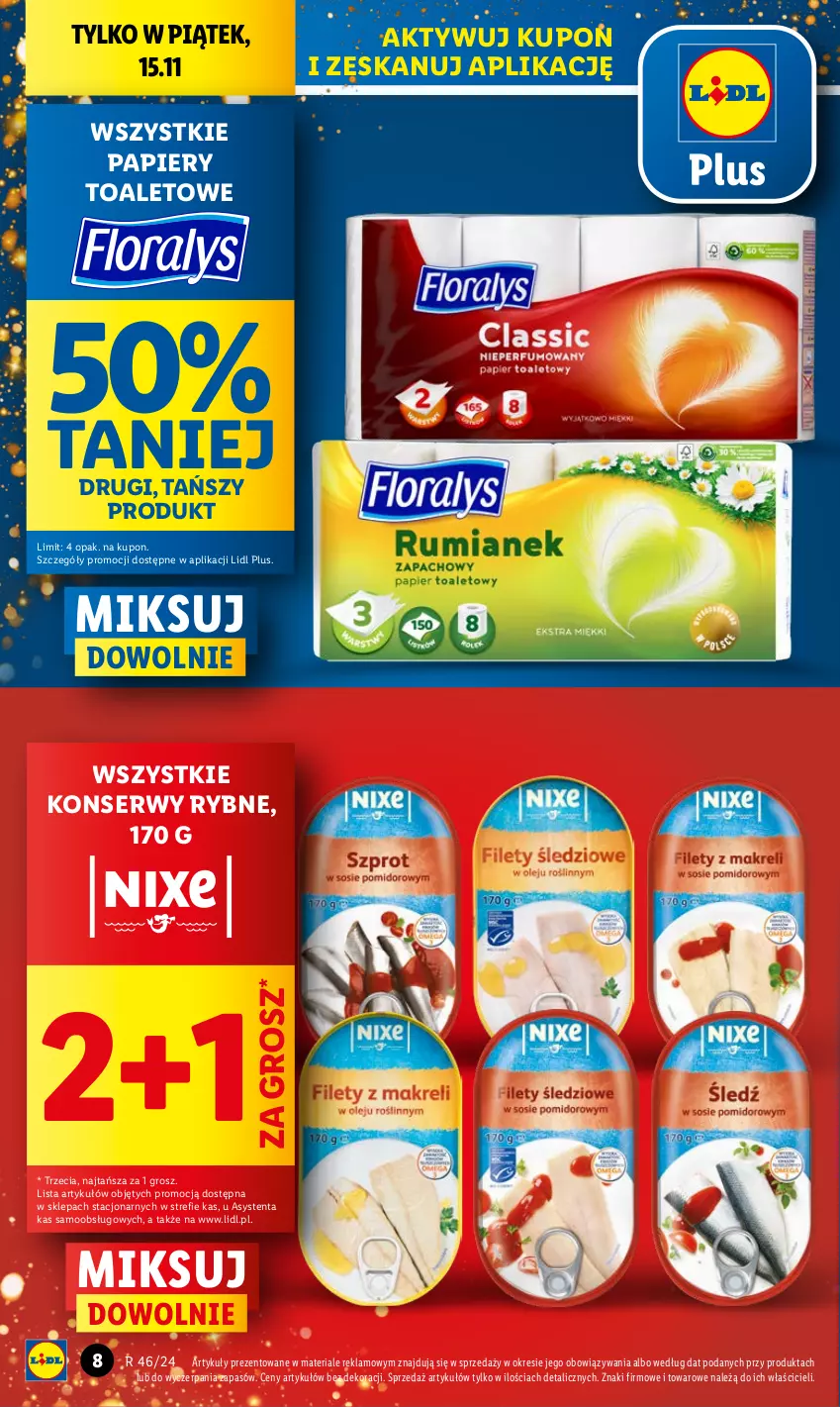 Gazetka promocyjna Lidl - GAZETKA - ważna 14.11 do 16.11.2024 - strona 8 - produkty: Papier, Ser