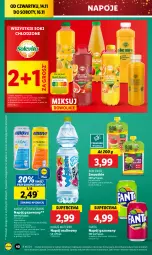 Gazetka promocyjna Lidl - GAZETKA - Gazetka - ważna od 16.11 do 16.11.2024 - strona 42 - produkty: Sok, Por, Kiwi, Vitamin napój, Napoje, Napój gazowany, Smoothie, Kubuś Waterrr, Fanta, Kubuś, Napój, Fa