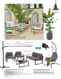 Gazetka promocyjna Leroy Merlin - Gazetka Leroy Merlin - Gazetka - ważna od 31.08 do 31.08.2024 - strona 18 - produkty: Ser, Rust, Stolik, Sofa, Parasol, Fotel, Poduszka, Lampa, Fa