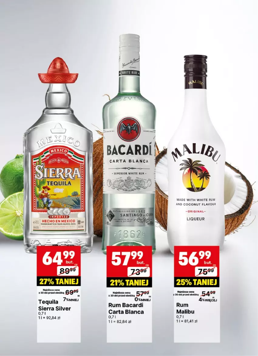 Gazetka promocyjna Delikatesy Centrum - DeliBarek DC08-DC09 - ważna 17.02 do 02.03.2025 - strona 20 - produkty: Bacardi, Fa, Gin, Malibu, Rum, Tequila