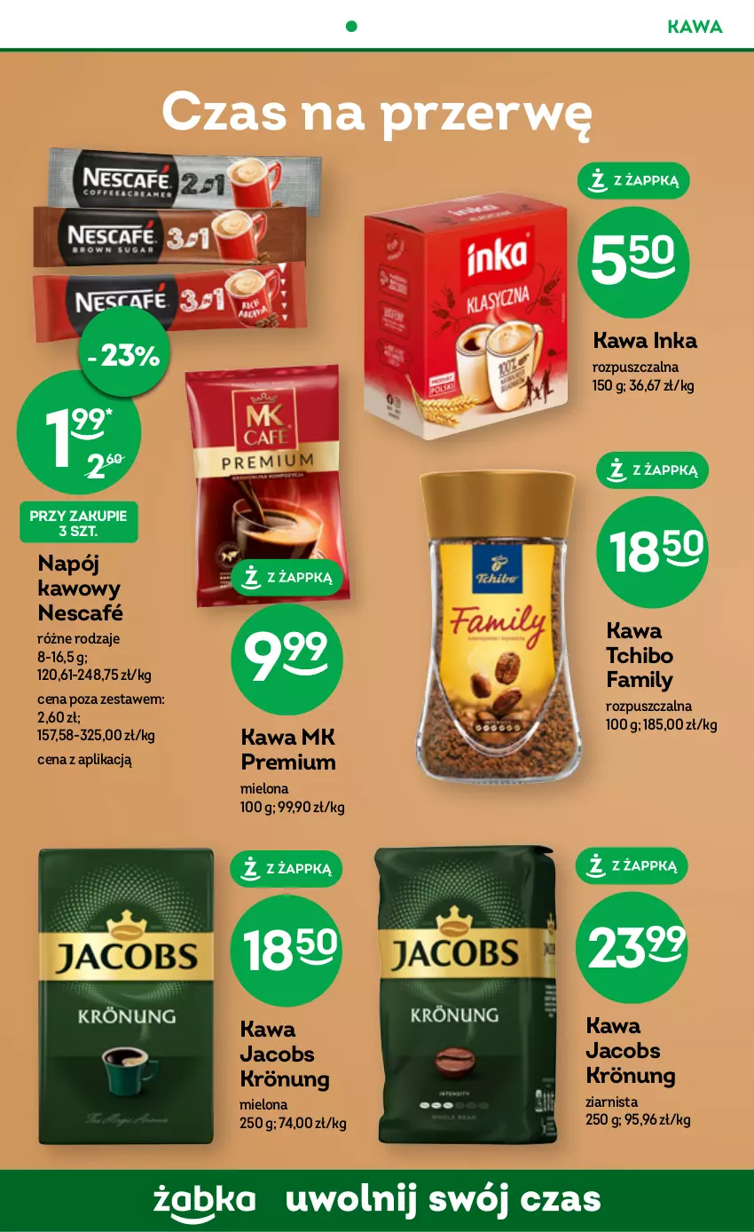 Gazetka promocyjna Żabka - ważna 19.07 do 01.08.2023 - strona 54 - produkty: Fa, Inka, Jacobs, Jacobs Krönung, Kawa, Napój, Nescafé, Tchibo, Tchibo Family