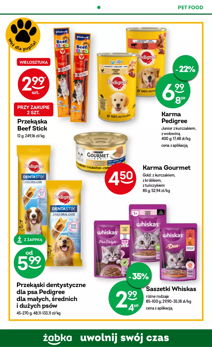 Gazetka promocyjna Żabka - ważna 19.07 do 01.08.2023 - strona 58 - produkty: Królik, Kurczak, Pedigree, Tuńczyk, Whiskas