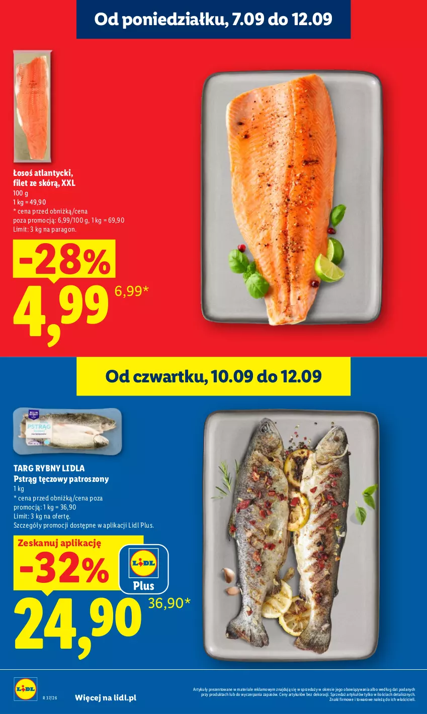 Gazetka promocyjna Lidl - Gazetka ważna od 10.09 do 12.09 - ważna 10.09 do 12.09.2026 - strona 18 - produkty: Pstrąg, Pstrąg tęczowy