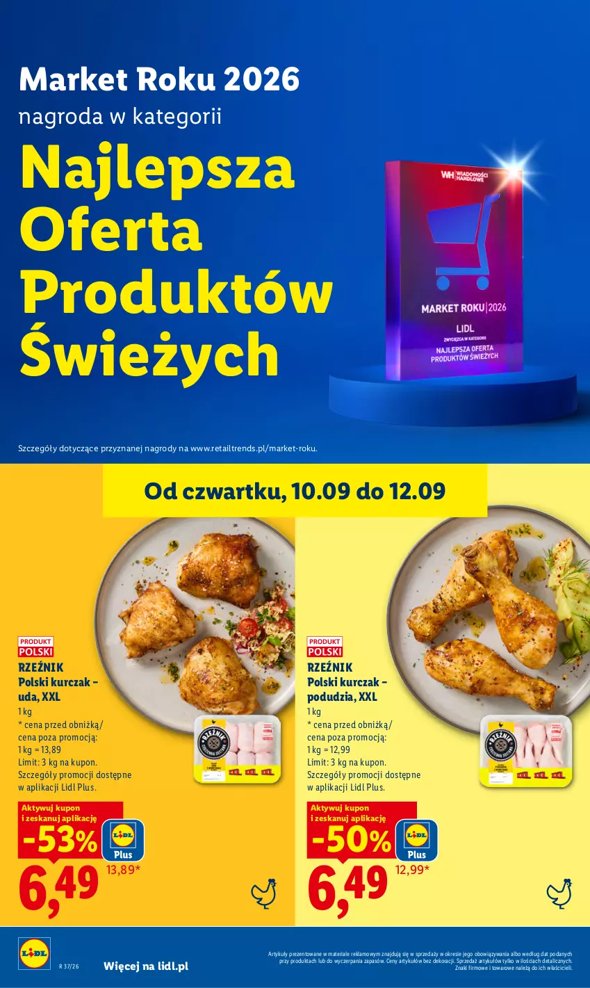 Gazetka promocyjna Lidl - Gazetka ważna od 10.09 do 12.09 - ważna 10.09 do 12.09.2026 - strona 48 - produkty: Kurczak