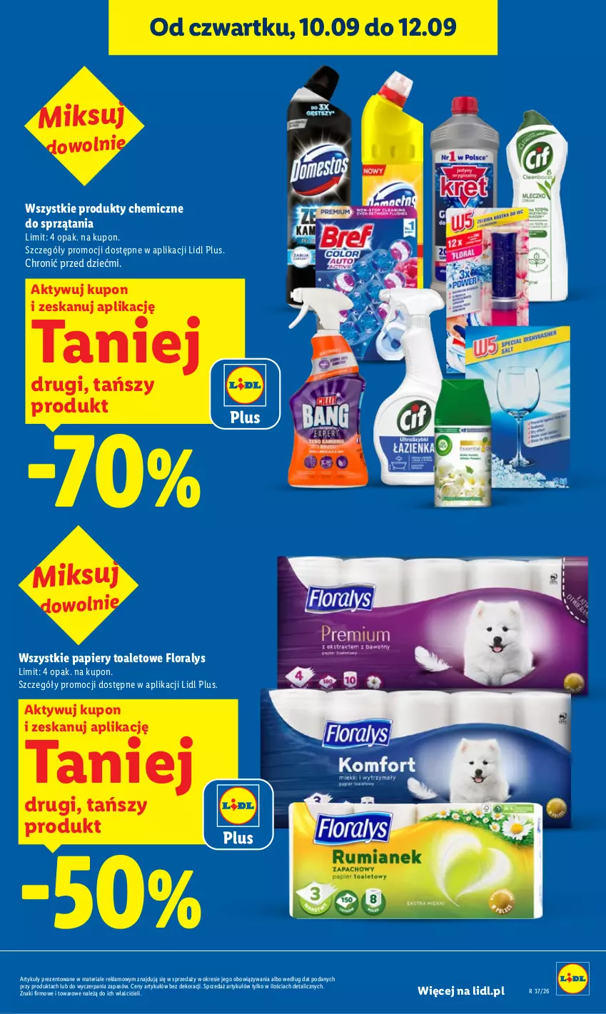 Gazetka promocyjna Lidl - Gazetka ważna od 10.09 do 12.09 - ważna 10.09 do 12.09.2026 - strona 9 - produkty: Flora, Papier