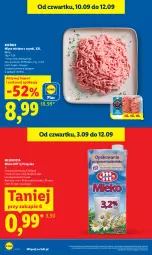 Gazetka promocyjna Lidl - Gazetka ważna od 10.09 do 12.09 - Gazetka - ważna od 12.09 do 12.09.2026 - strona 10 - produkty: Mięso mielone z szynki, Mięso mielone, Mlekovita, Mięso, Mleko