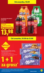Gazetka promocyjna Lidl - Gazetka ważna od 10.09 do 12.09 - Gazetka - ważna od 12.09 do 12.09.2026 - strona 23 - produkty: Coca-Cola, Fanta, Sprite, Milka, Fa