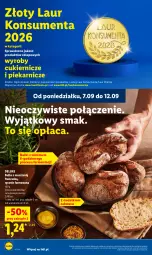 Gazetka promocyjna Lidl - Gazetka ważna od 10.09 do 12.09 - Gazetka - ważna od 12.09 do 12.09.2026 - strona 44 - produkty: Mus, Cukier, Laur, Bułka