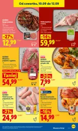 Gazetka promocyjna Lidl - Gazetka ważna od 10.09 do 12.09 - Gazetka - ważna od 12.09 do 12.09.2026 - strona 51 - produkty: Piec, Kurczak, Polędwica, Burger, Wołowina