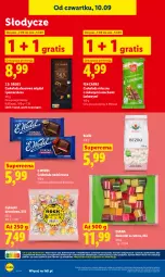 Gazetka promocyjna Lidl - Gazetka ważna od 10.09 do 12.09 - Gazetka - ważna od 12.09 do 12.09.2026 - strona 68 - produkty: Ser, Gra, Cukier, Czekolada mleczna, Czekolada, Galaretki, Deser, Cukierki, Gala, Kokos, Czekolada nadziewana